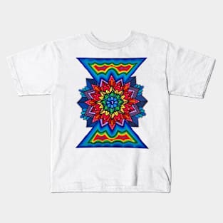 Color Blast Mandala Kids T-Shirt